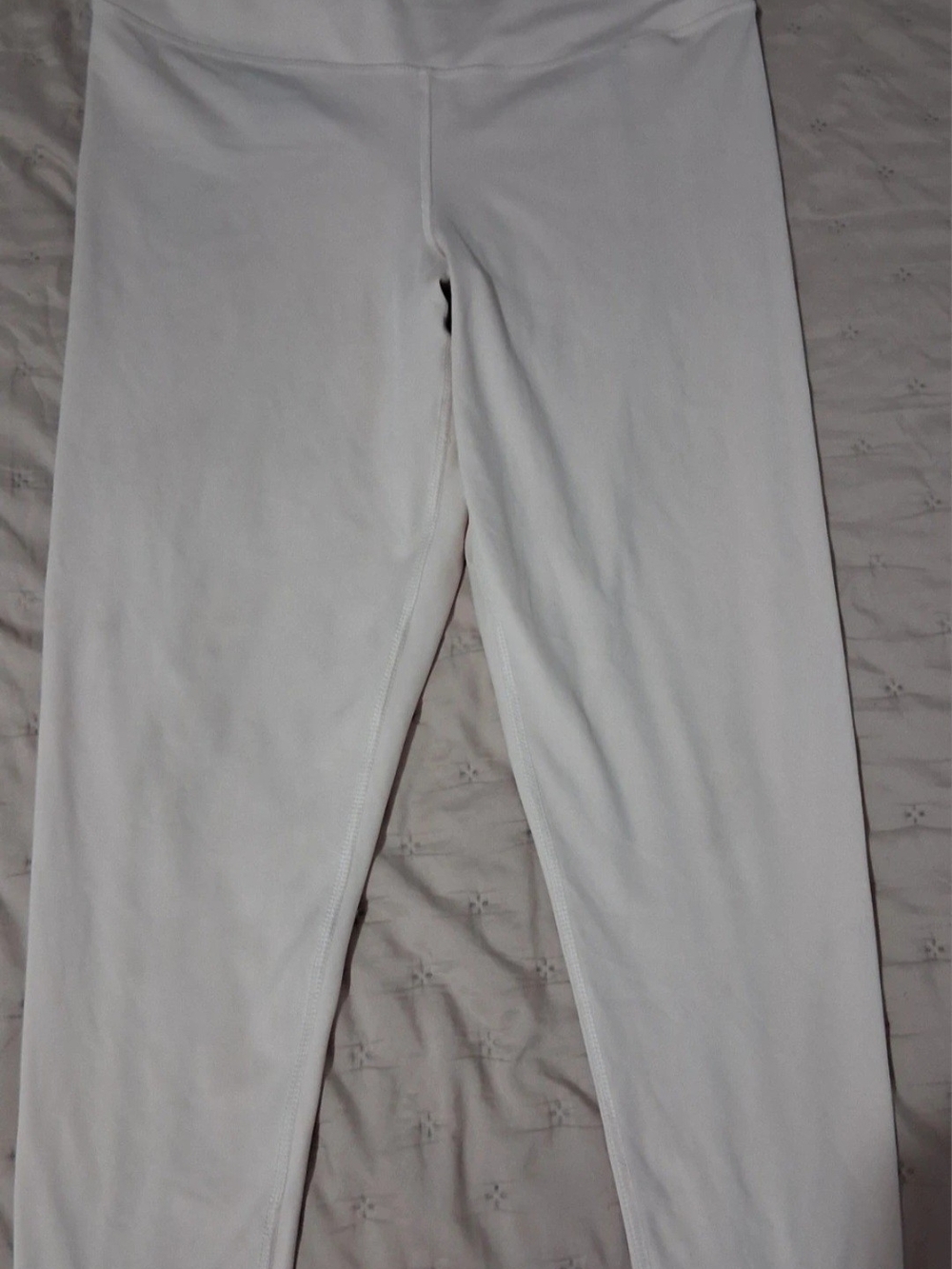 Adidas Light Pink Athletic Leggings with Branded Logo - Picture 2 of 5
